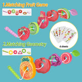 Fruit Lacing Game™ – Feinmotorik - Fruchtperlen Spielzeug