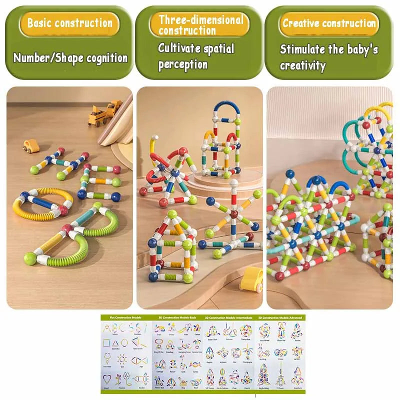 Magnetic Sticks - Endlos bauen – flexible Magnetstäbe