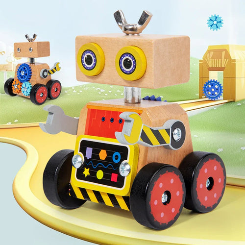Woods™ - Bauen & Spielen - Bauroboter aus Holz