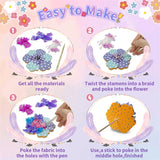 DIY Flower Poke Art – Kreativ & lehrreich – Blumen-Bastelset