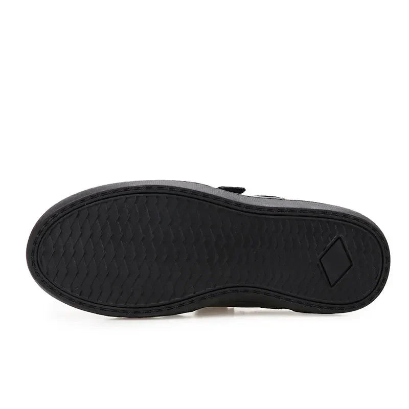 MonoWalk – Leicht und strapazierfähig - Sneakers aus Leder mit Klettverschluss