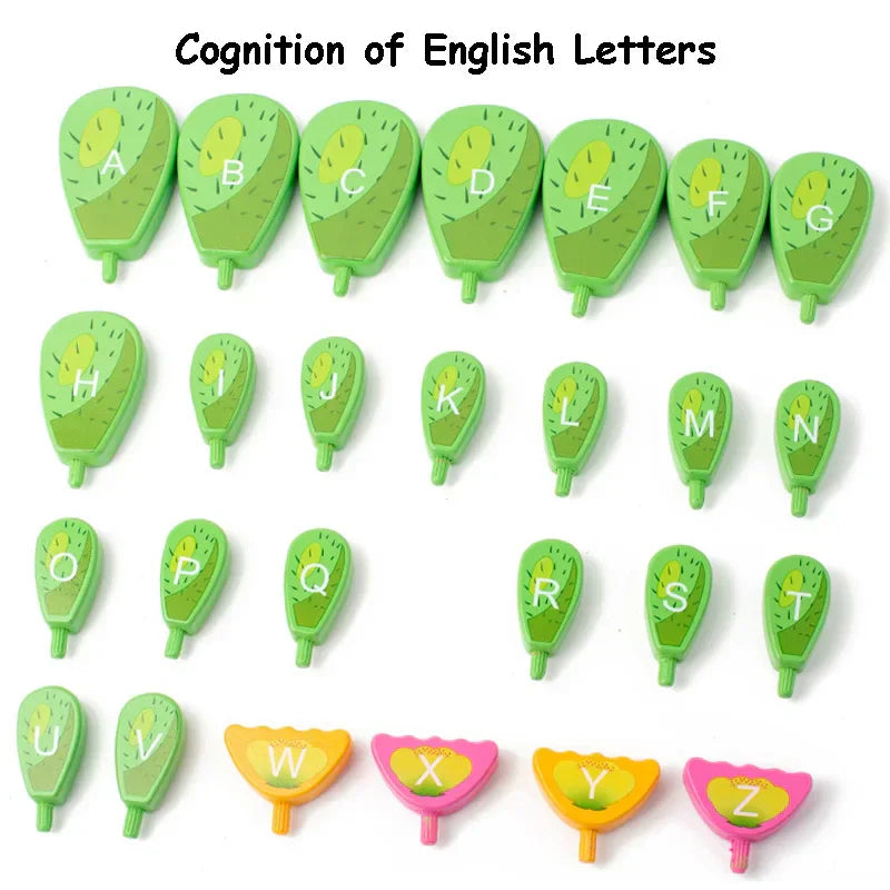 Woods™ - Wortschöpfung & kreativ - Kaktus Buchstabenbaum