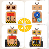 Woods™ - Bauen & Spielen - Bauroboter aus Holz