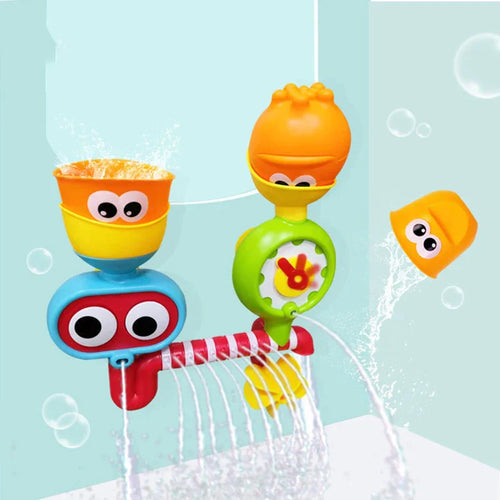 Waterwheel Fun™ – Turn & Splash Wasserspaß - Baby Badespielzeug