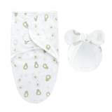 DreamNest – Ruhe & Komfort – Luxuriöses Wickeltuch mit Mütze