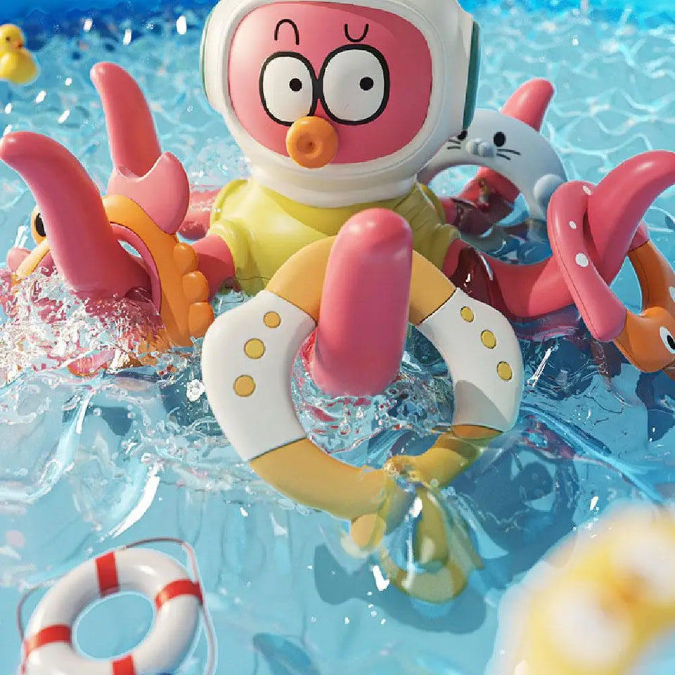 Octopus Water Fun™ – Fangen Sie aber! – Octopus Ringwurfmaschine
