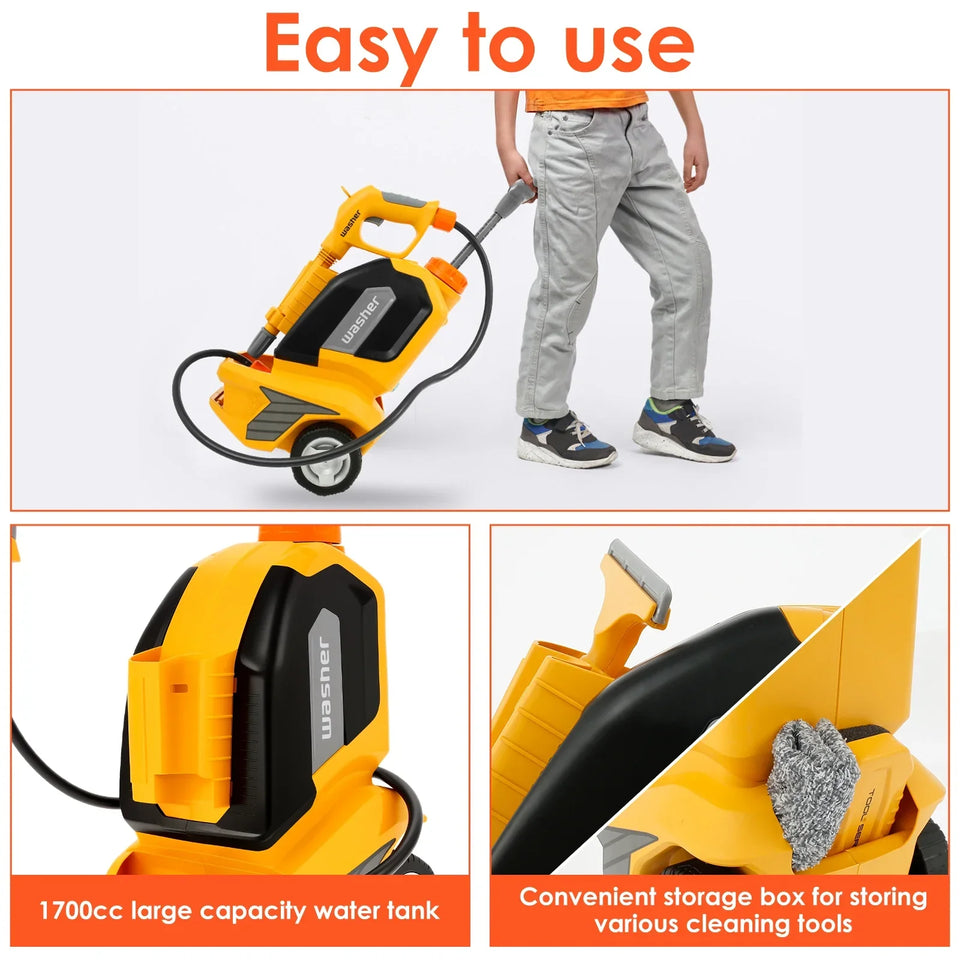 CarWash – Spielerisch & unterhaltsam – Autowasch-Spielset für Kinder