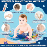 TinyWave – Fröhlich & entwicklungsfördernd – Sensorische Wassermatte für Babys