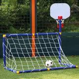 Kids Ball Games - Doppelter Spaß - Fußball- und Basketball-Spielzeugset