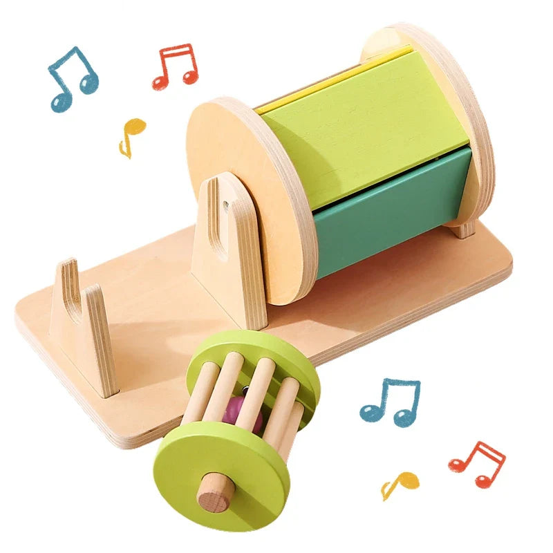 Sensory Drum™ – Mal- und Formspiel - Montessori-Holzspielzeug