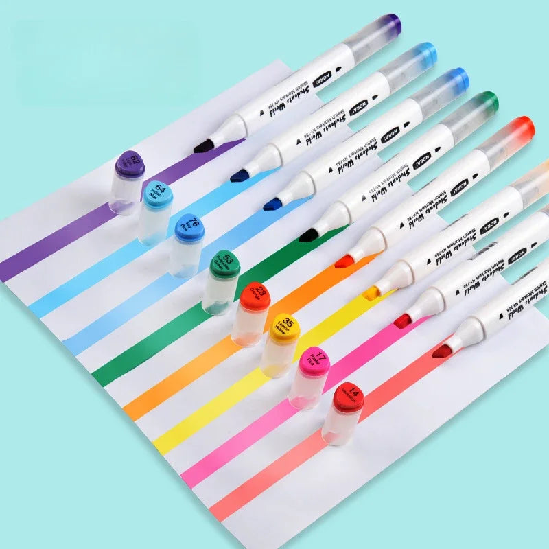 HighlightPro – Doppelt & bunt – Geruchsneutrale & abwaschbare Schulstifte