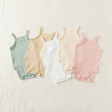 Summer Bodysuit – Leicht & bequem – Gestrickter Baby-Strampler