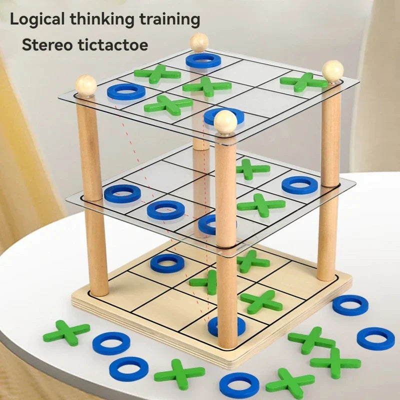 LogicTower – Pädagogisch & Clever – Tic-Tac-Toe 3D