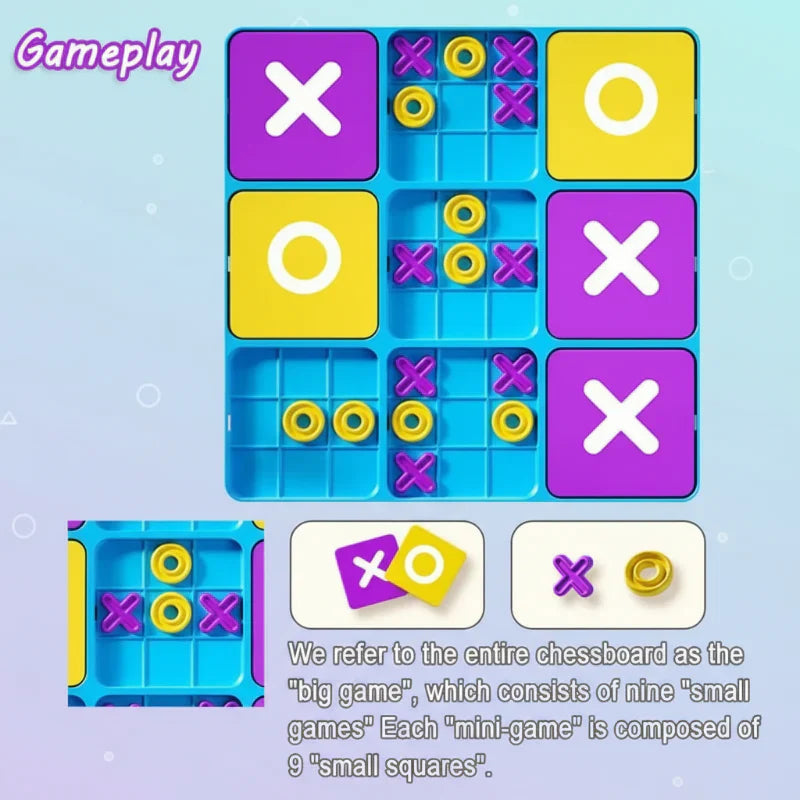 ThinkTac – Clever & Herausfordernd – Tic-Tac-Toe-Denksportaufgabe (Vier gewinnt)