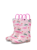 RainySteps – Bequem & wasserdicht – Regenstiefel mit Print & Schlaufe