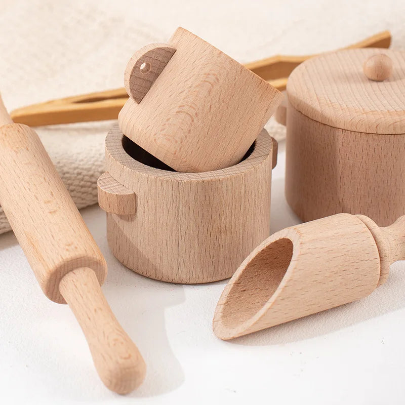 MiniMasterChef – Lehrreich & Unterhaltsam – Spielset „Holzküche“