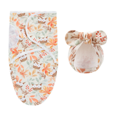 DreamNest – Ruhe & Komfort – Luxuriöses Wickeltuch mit Mütze