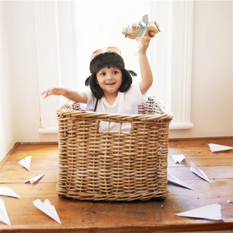 Woods™ - Förderung von Kreativität und Motorik - Montessori-Holzspielzeug für Flugzeuge