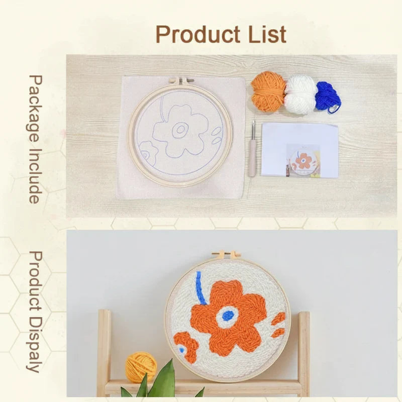 BloomCraft – Kreativ & Handgemacht – Stickerei-Starterkit