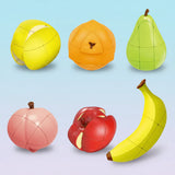 FruitCube – Bunt & Herausfordernd – Montessori-Obstpuzzle