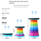 QuickSit - Schnell und stabil - Bunter Klapphocker