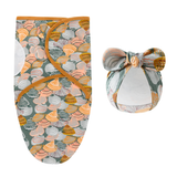 DreamNest – Ruhe & Komfort – Luxuriöses Wickeltuch mit Mütze