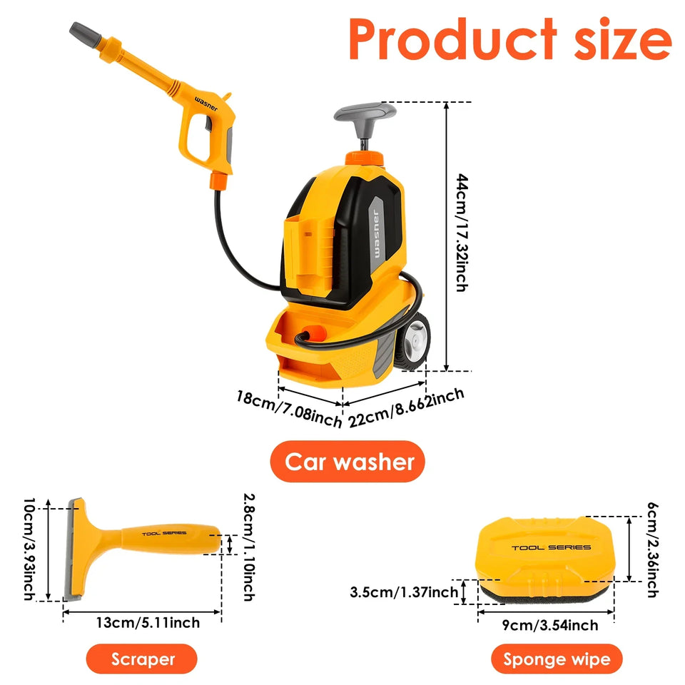 CarWash – Spielerisch & unterhaltsam – Autowasch-Spielset für Kinder