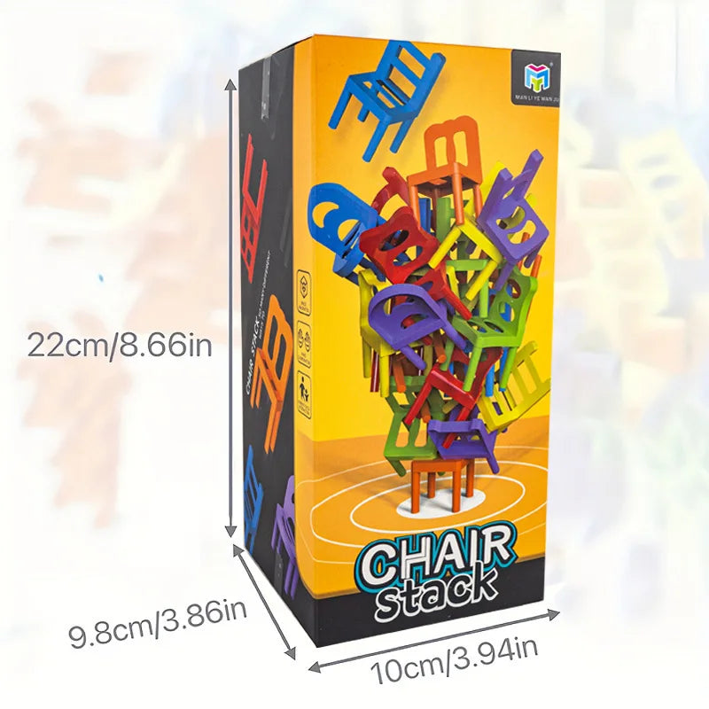 Chair Stack™ - Interaktiv & Kreativität fördern - Stapelstuhlspiel