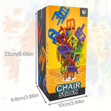 Chair Stack™ - Interaktiv & Kreativität fördern - Stapelstuhlspiel