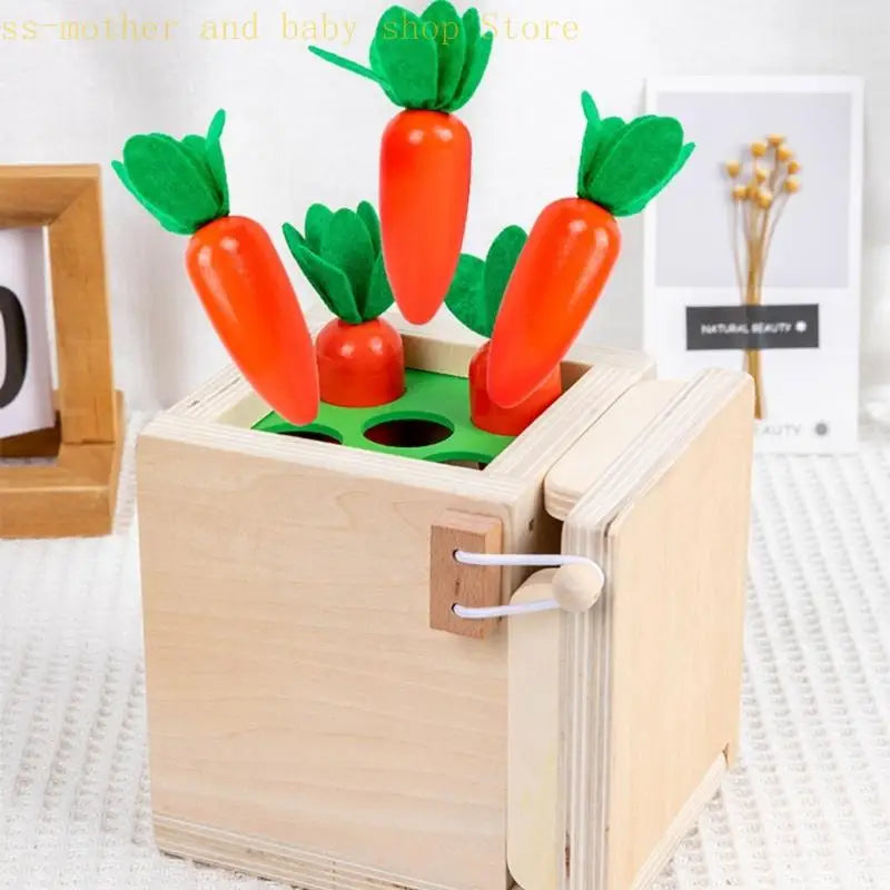 Smart Carrots –  Farben & Formen - Sortierspielzeug aus Holz