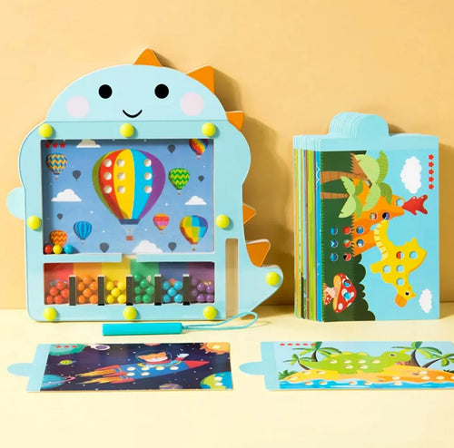 Bead Puzzle™ – LLabyrinth Spaß Sortieren - Magnetische Holzkugeln Puzzle