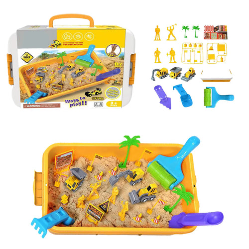 Sand Works – Aushub und Konstruktion – Kinetisches Sandspielset