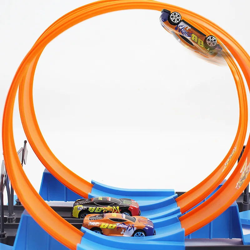 Double Race Track™ - Kreativ und lustig - Looping-Rennstrecke