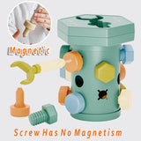 Magnet Toys™ - Kreativität und motorische Fähigkeiten - Montessori Schiebe- und Schraubenspaß