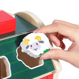 Farm Sort™ – Mal- und Formspaß - Bauernhof-Sortierspiel aus Holz