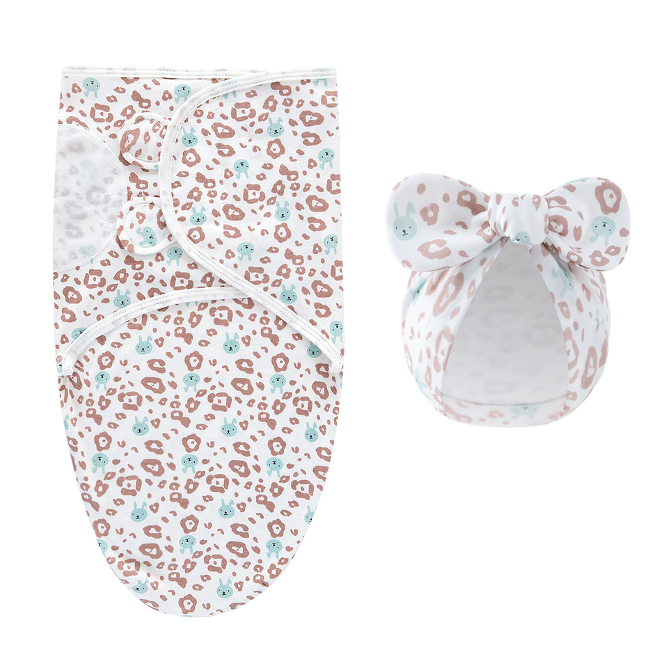 DreamNest – Ruhe & Komfort – Luxuriöses Wickeltuch mit Mütze