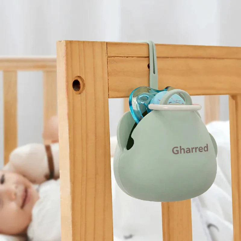 Personalized Pacifier Case – Graviert & praktisch – Personalisierter Schnullerhalter