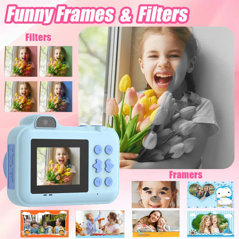 Instant Print Camera – Kreativ & interaktiv – Sofortbildkamera für Kinder