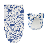 DreamNest – Ruhe & Komfort – Luxuriöses Wickeltuch mit Mütze