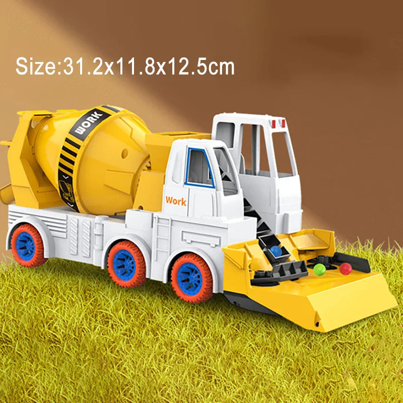 Power Mixer Truck™ – Dreh- und Bauspaß - Spielzeug-Baufahrzeug