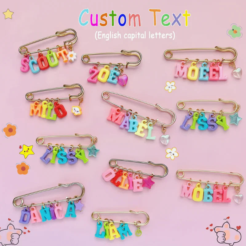 Personalized Charm Pin – Persönlich & stilvoll – Namensbrosche