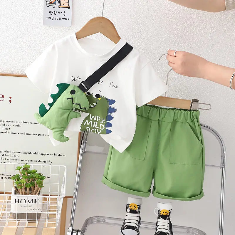 Mini Fashion™ - Dino Dash - Cooles Sommer-Set Jungen