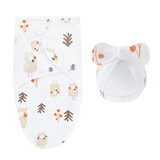 DreamNest – Ruhe & Komfort – Luxuriöses Wickeltuch mit Mütze