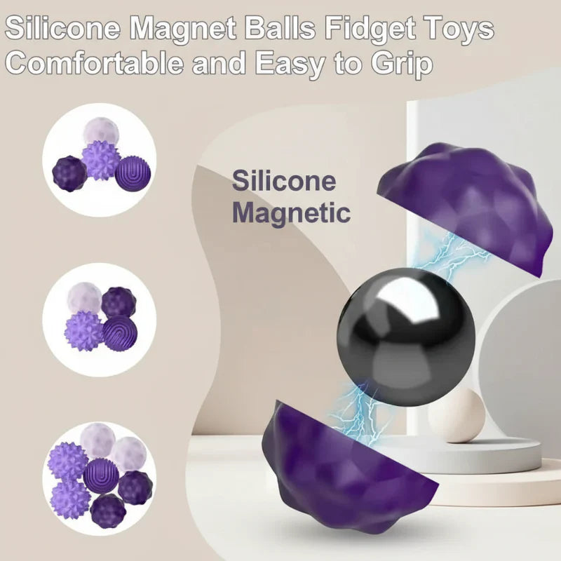 MagniFun – Beruhigend & unterhaltsam – magnetische Silikonkugeln