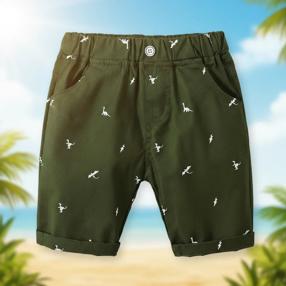 CoolKiddo – Frisch und bequem – Shorts mit Dino-Motiv