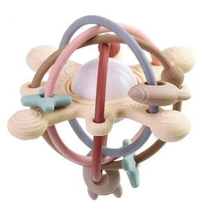 Sensory Rattle Ball™ – Sanfter Greifspaß – Baby-Silikon-Zahnspielzeug