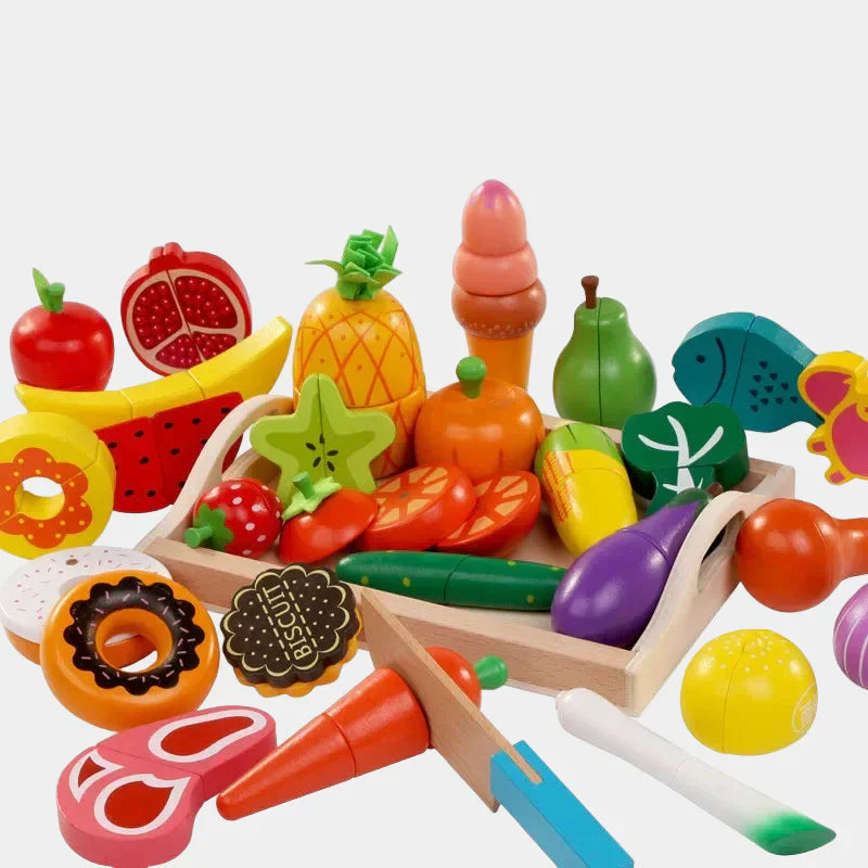 MiniChef – Spaß & Kreativität – Magnetisches Küchenspielset aus Holz