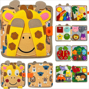 Sensory Toddler Book™ – Fühlen & Entdecken - Filzbuch Tiere