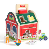 Farm Sort™ – Mal- und Formspaß - Bauernhof-Sortierspiel aus Holz