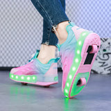 Light-Up Skate Shoes – LED & Komfortabel – Leuchtende Rollschuhe